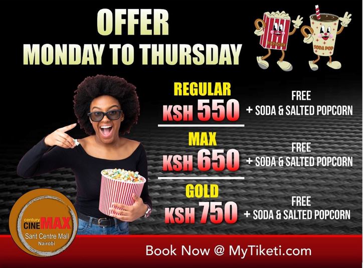 Century Cinemax Sarit Centre Movie Lineup Week 39