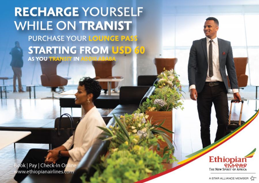 Enjoy Lounge Access for Economy Class Passengers Courtesy Of Ethiopian Airlines
